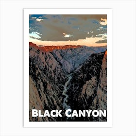 Black Canyon, National Park, Nature, USA, Wall Print, Art Print