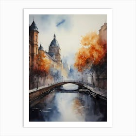 Swedish City Art Print