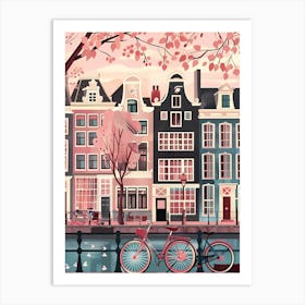 Amsterdam City In Spring Art Print