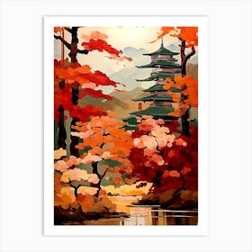 Japanese Pagoda Art Print