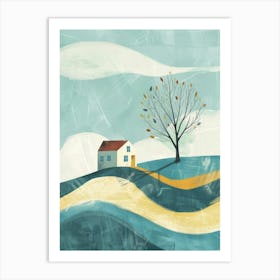 House On The Hill 2 Art Print