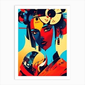 Geisha 82 Art Print