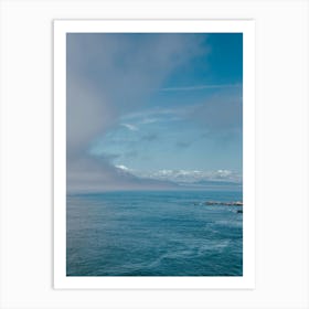 Coastal Clouds Moving In Art Print