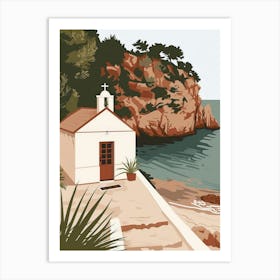 Church On The Beach 2 Art Print