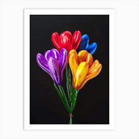 Bright Inflatable Flowers Freesia 1 Art Print