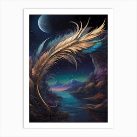 Feather Feather Feather Art Print