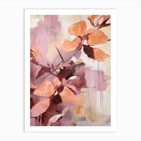 Fall Flower Painting Orchid 3 Art Print