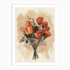 Bouquet Of Flowers 8 Art Print