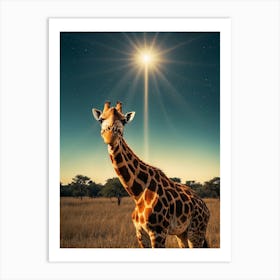 Giraffe 13 Art Print