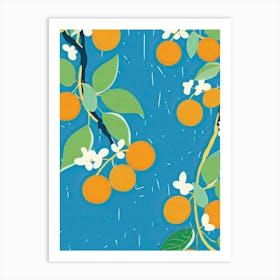 Orange Illustration 4 Art Print