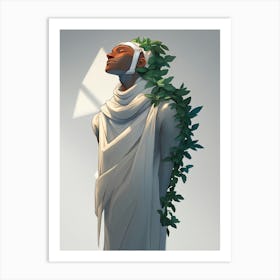 Woman Wearing A Veil Art Print