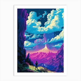 Pixel Art 2 Art Print