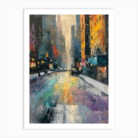 New York City Street 1 Art Print