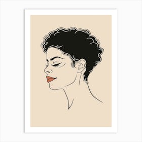 Portrait Of A Woman 533 Art Print