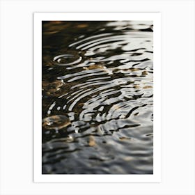 Ripples In The Water 4 Art Print