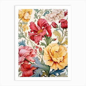 Floral Painting 4 Art Print