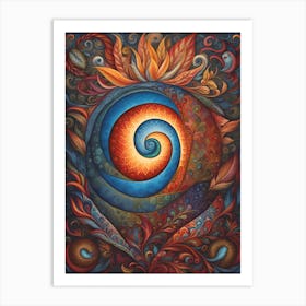 Spiral Painting 1 Art Print