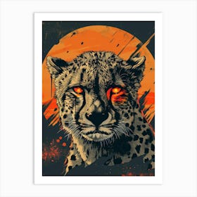 Cheetah 60 Art Print