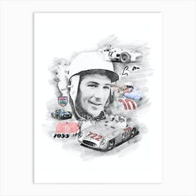 Stirling Moss Art Print