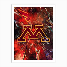 Minnesota Golden Gophers 1 Art Print