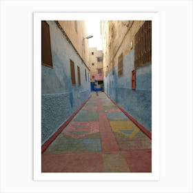 Narrow Alley In Morocco Art Print