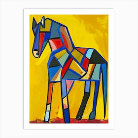 Abstract Horse 1 Art Print