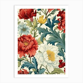 Floral Pattern 10 Art Print