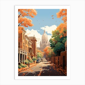 Pretoria In Autumn Fall Travel Art 2 Art Print