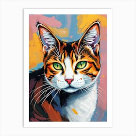 Cat Painting Art Print