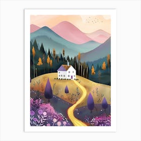 House In The Countryside Art Print