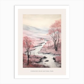 Dreamy Winter National Park Poster  Yorkshire Dales National Park England 4 Art Print