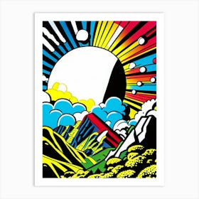 Terraforming Bright Comic Space Art Print