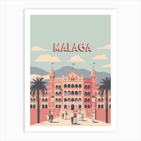 Malaga City Art Print