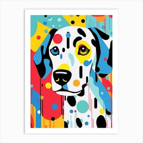 Pop Art Dalmation 1 Art Print