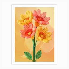 Dreamy Inflatable Flowers Gaillardia 1 Art Print