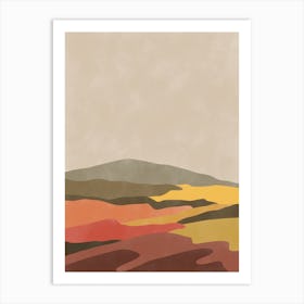 Abstract Landscape Painting No.1 1 Art Print