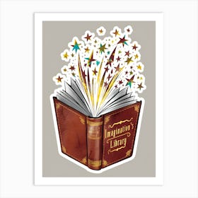 Imagination'S Library Art Print