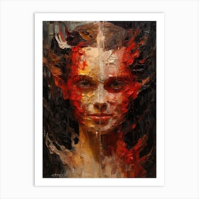 Evil in us Art Print