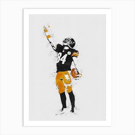 Antonio Brown Pittsburgh Steelers Art Print