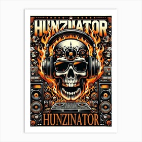 HunzINAtor 1 Art Print