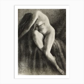 Art Deco Nude - 29-08-22 Art Print