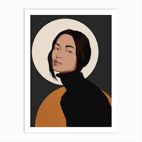 Woman Portrait Art Print