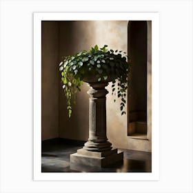 Ivy Planter Art Print