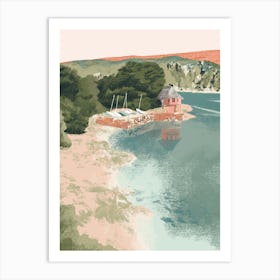 Bantham Beach Devon Art Print