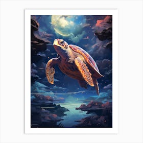 Turtle In The Sky Art Print