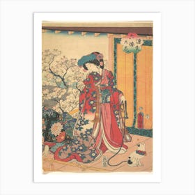 Genji Roku No Hana Art Print