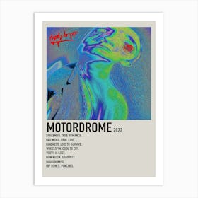 Motordrome 2022 Poster 4 Art Print