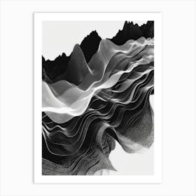 'Waves' 19 Art Print