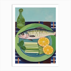 Mahi Mahi 2 Italian Still Life Painting Art Print