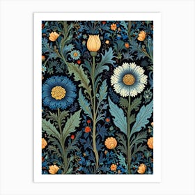 William Morris Floral Wallpaper 7 Art Print